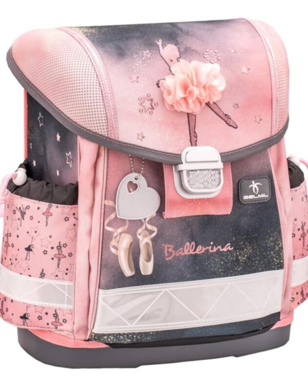 Torba školska Belmil classy ballerina black pink 403-13/AG/30