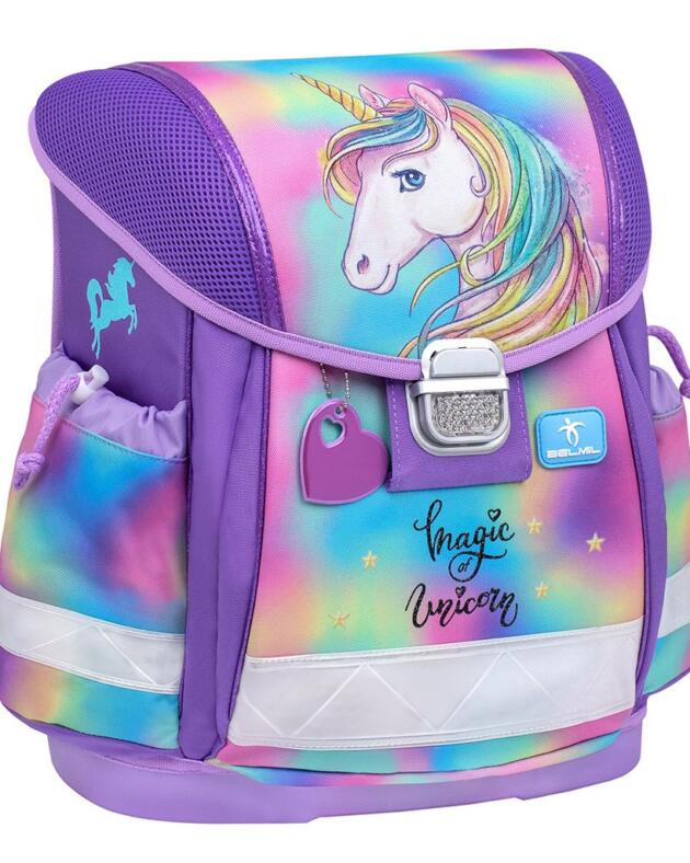 Torba školska Belmil classy unicorn rainbow color 403-13/AG/14