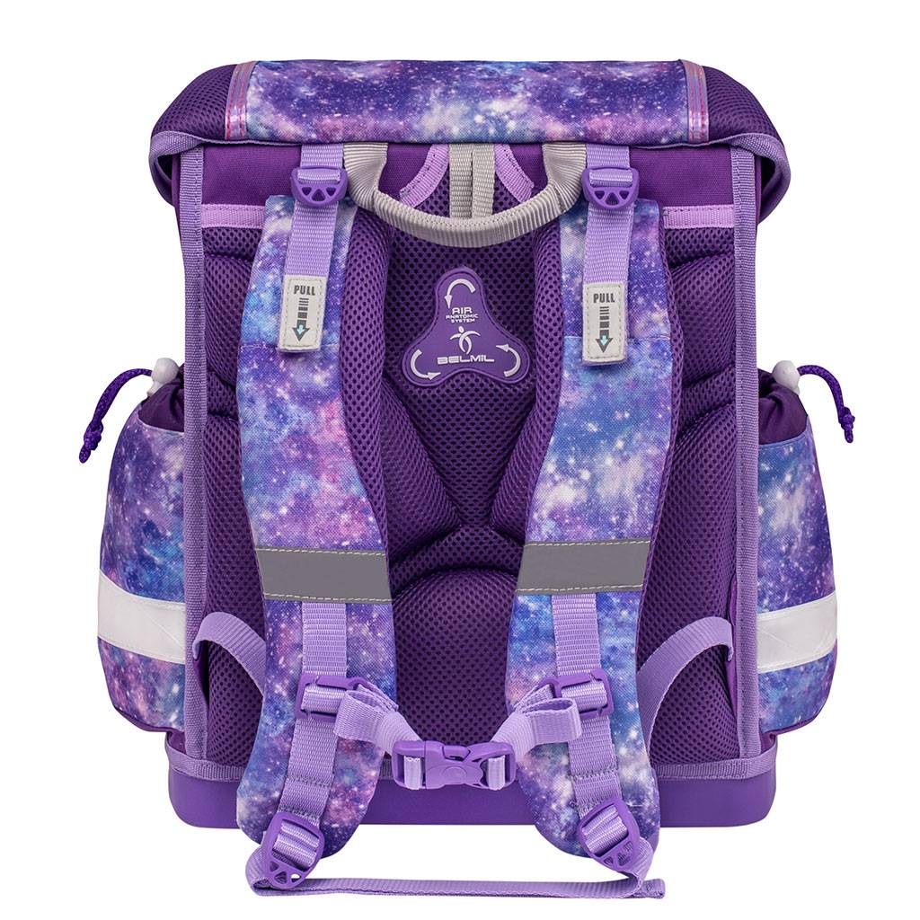 Torba školska Belmil classy with patches violet universe 403-13/AG/PC-2 AK_BEL