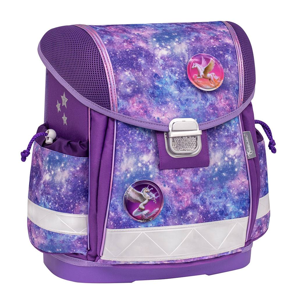 Torba školska Belmil classy with patches violet universe 403-13/AG/PC-2 AK_BEL