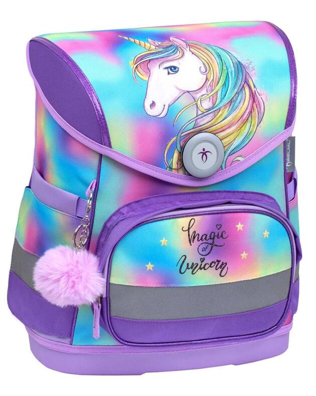 Torba školska Belmil compact unicorn rainbow color 405-41/AG-6