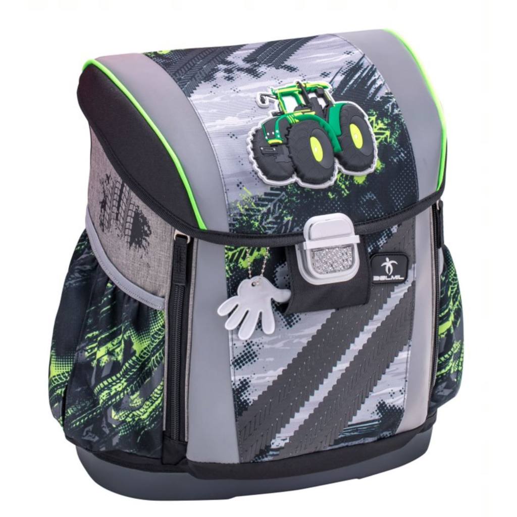 Torba školska Belmil customize-me green tractor 404-20/AG-8 AK_BEL