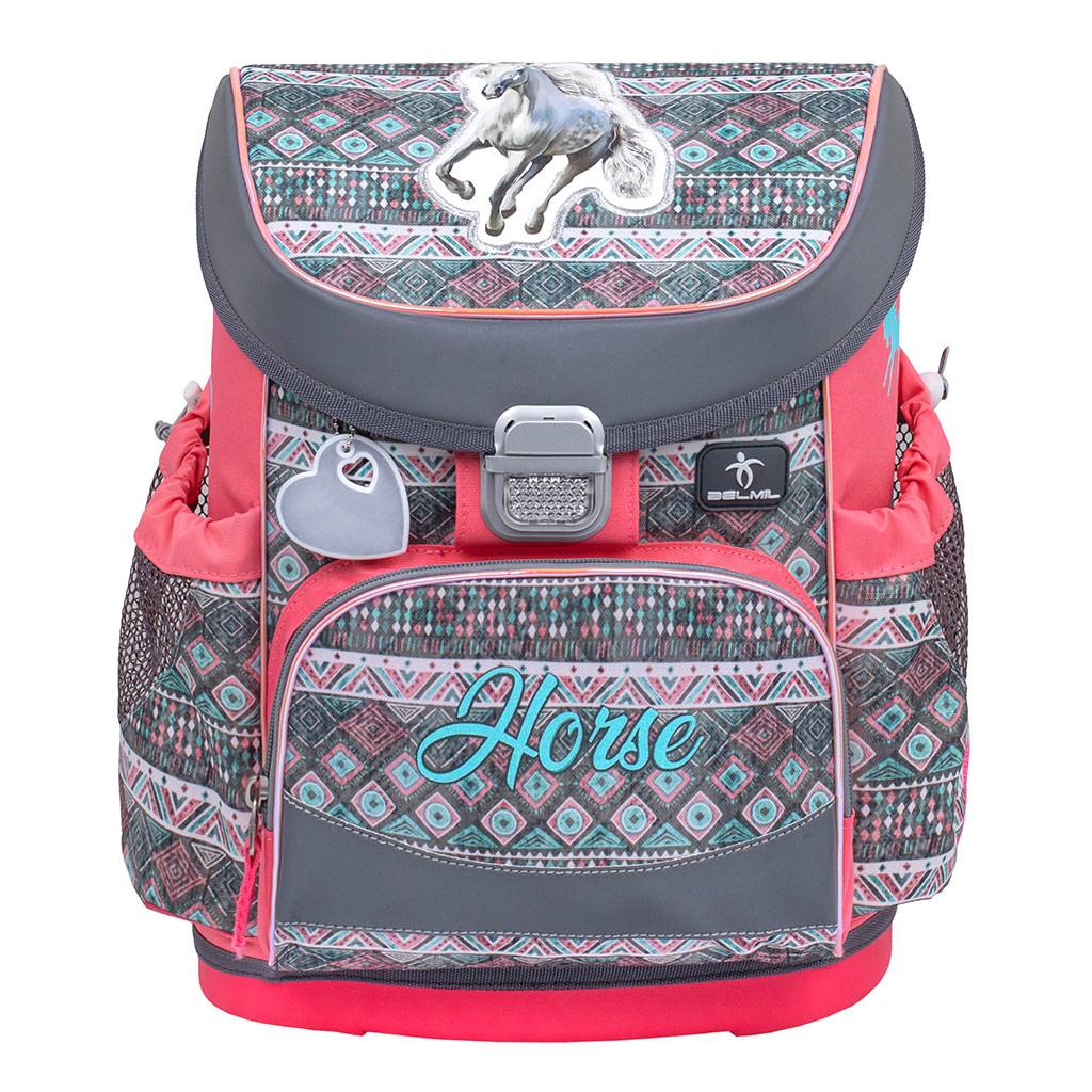 Torba školska Belmil mini-fit horse aruba blue 405-33/AG/PC-8 AK_BEL