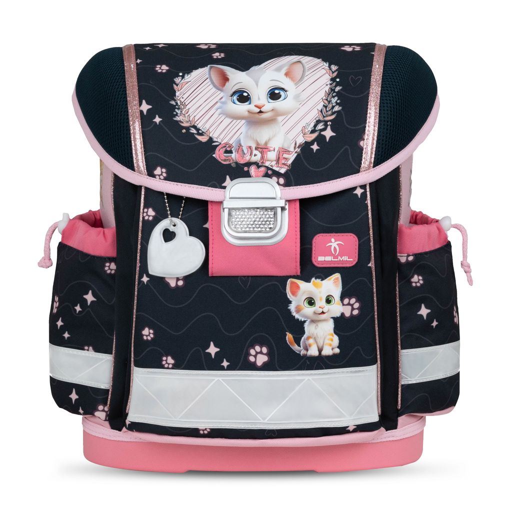 Torba školska Belmil classy cute kitten 403-13/AG/48