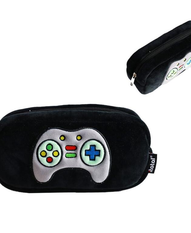 Pernica iTotal plišana Let's Play crna XL2867