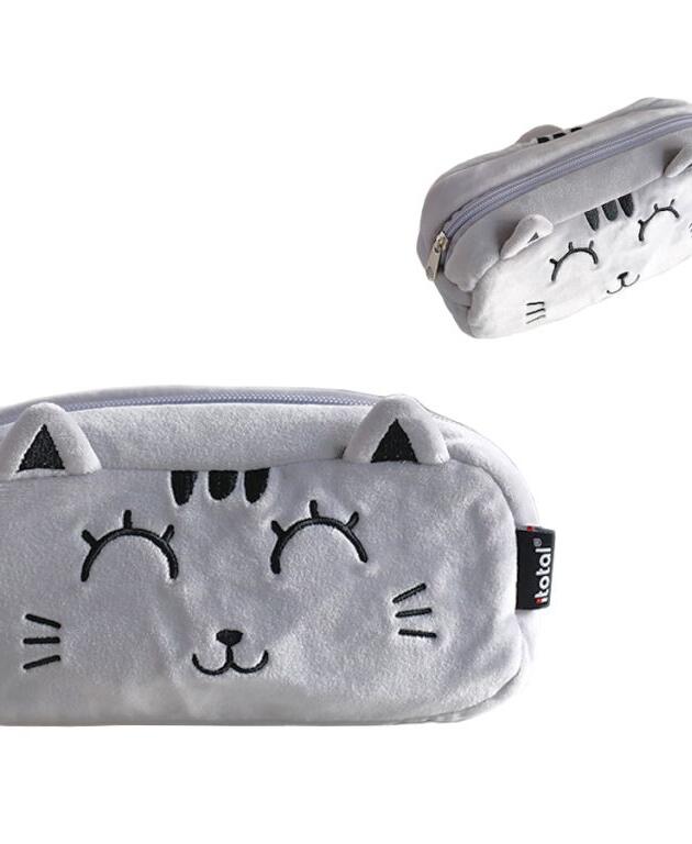 Pernica iTotal plišana Cat siva XL2861