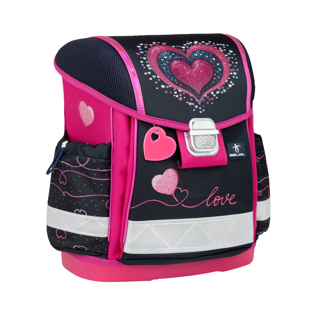 Torba školska Belmil classy dark pinky 403-13/AG/34