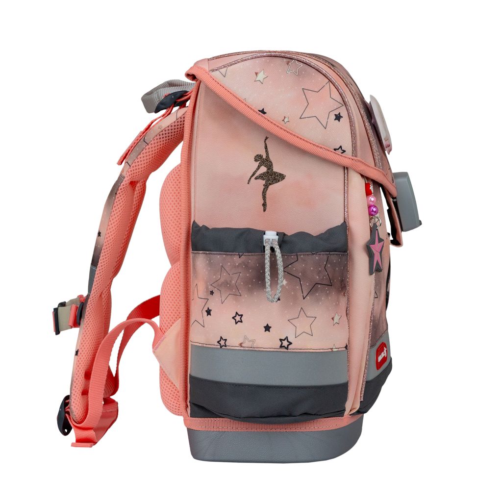 Torba školska Belmil classy plus rose ballet zvjezdice 405-78/AG/14