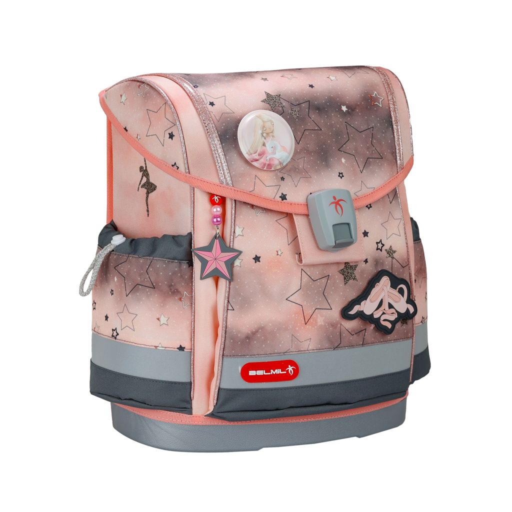 Torba školska Belmil classy plus rose ballet zvjezdice 405-78/AG/14