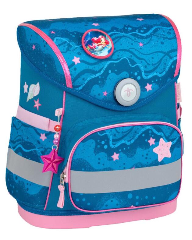Torba školska Belmil compact with patches mermaid 405-41/AG/B/3