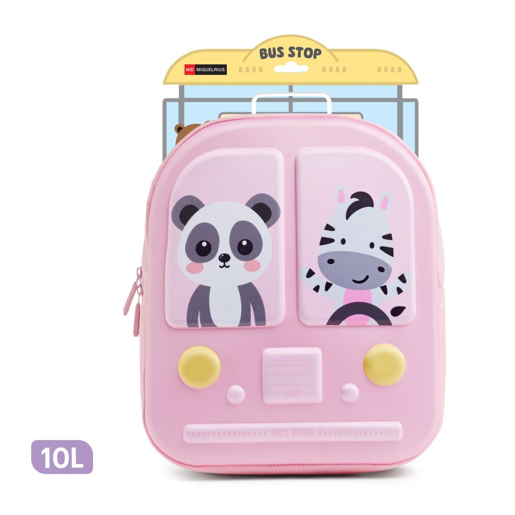 Ruksak mini Miquelrius 1 odjeljak Bus Stop rozi 10L MR19392