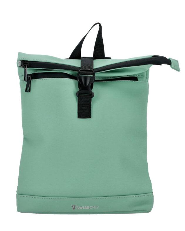 Ruksak Swiss Only s preklopnim (roll-top) zatvaranjem 27x9x35cm 9L menta zelena SO-122-MINT