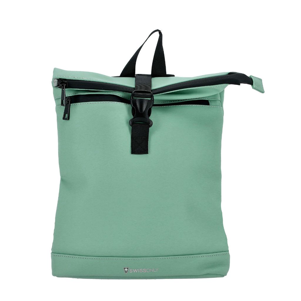 Ruksak Swiss Only s preklopnim (roll-top) zatvaranjem 27x9x35cm 9L menta zelena SO-122-MINT