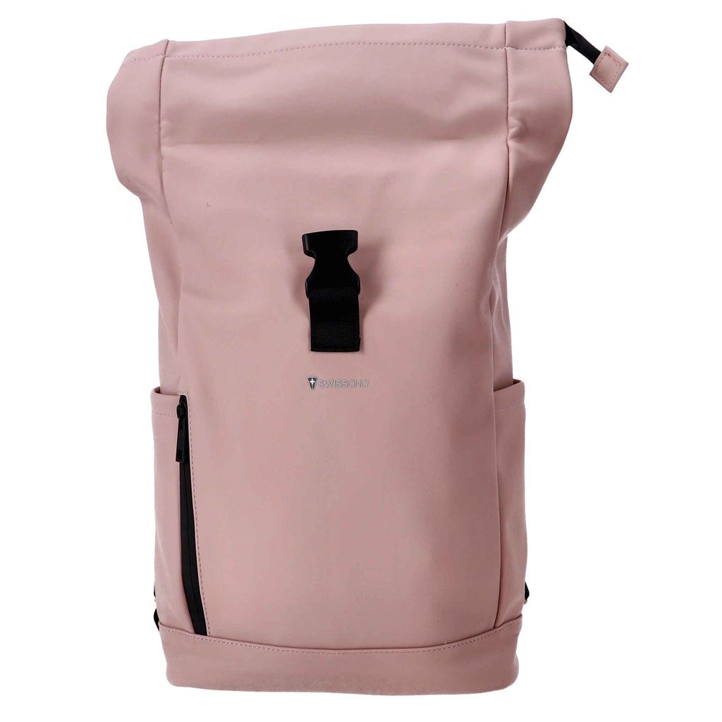 Ruksak Swiss Only s preklopnim (roll-top) zatvaranjem 29x12x42cm 16L ružičasto zlatni SO-123-RG