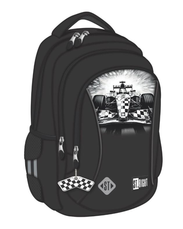 Ruksak školski St.Right Final Lap s pretincem za prijenosno računalo 17"
