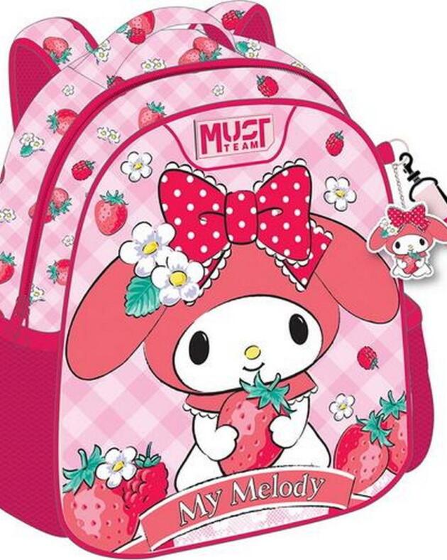 Ruksak vrtićki Must team My melody 2 pretinca (s privjeskom za ključeve) 27x10x31cm 490278