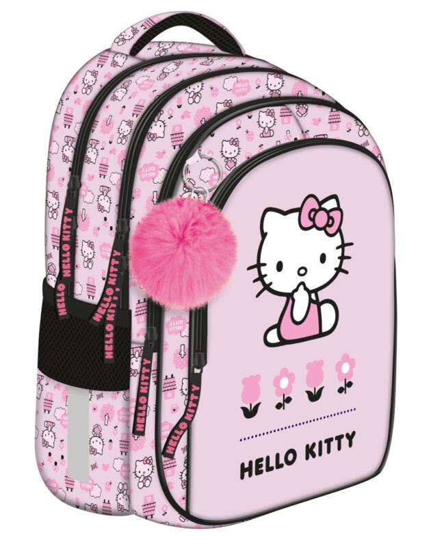 Ruksak školski St.Right Hello Kitty 16" rozi 