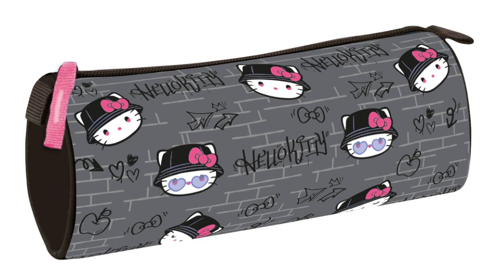 Pernica St.Right Hello Kitty prazna okrugla siva